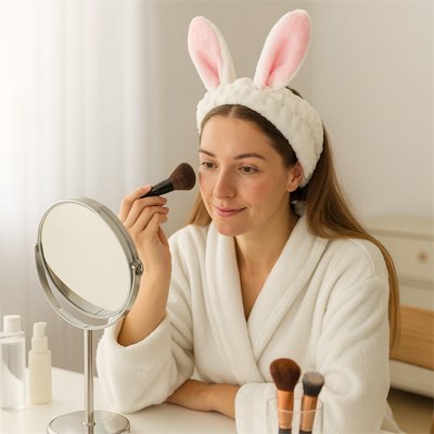 Bandeau maquillage | Élastique Ajustable - La Beauté Véritable